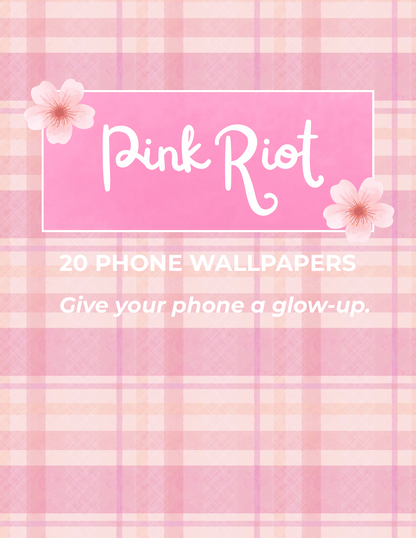 Pink Riot - 20 Phone Wallpaper Collection